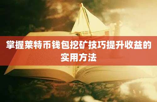 掌握莱特币钱包挖矿技巧提升收益的实用方法