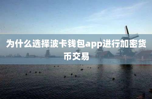 为什么选择波卡钱包app进行加密货币交易