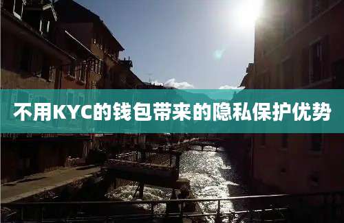 不用KYC的钱包带来的隐私保护优势