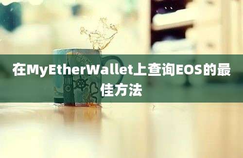 在MyEtherWallet上查询EOS的最佳方法