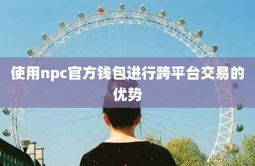 使用npc官方钱包进行跨平台交易的优势