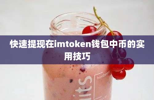 快速提现在imtoken钱包中币的实用技巧