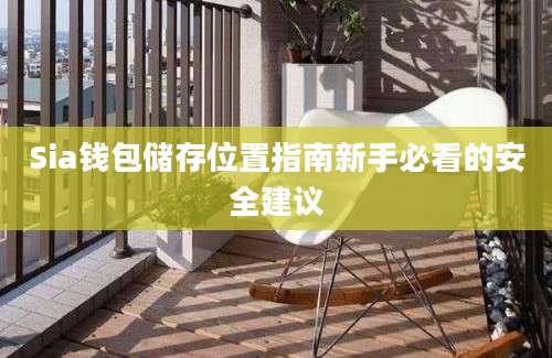 Sia钱包储存位置指南新手必看的安全建议