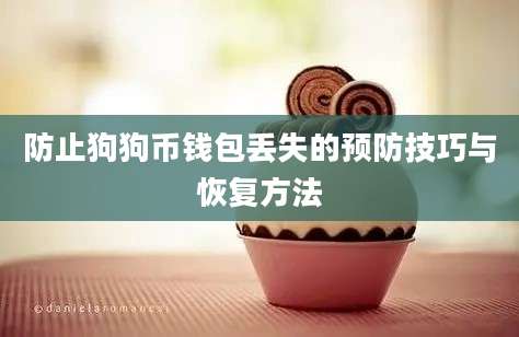 防止狗狗币钱包丢失的预防技巧与恢复方法