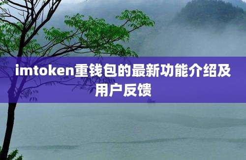 imtoken重钱包的最新功能介绍及用户反馈