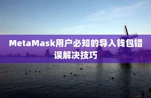 MetaMask用户必知的导入钱包错误解决技巧