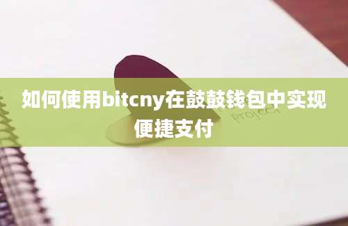 如何使用bitcny在鼓鼓钱包中实现便捷支付